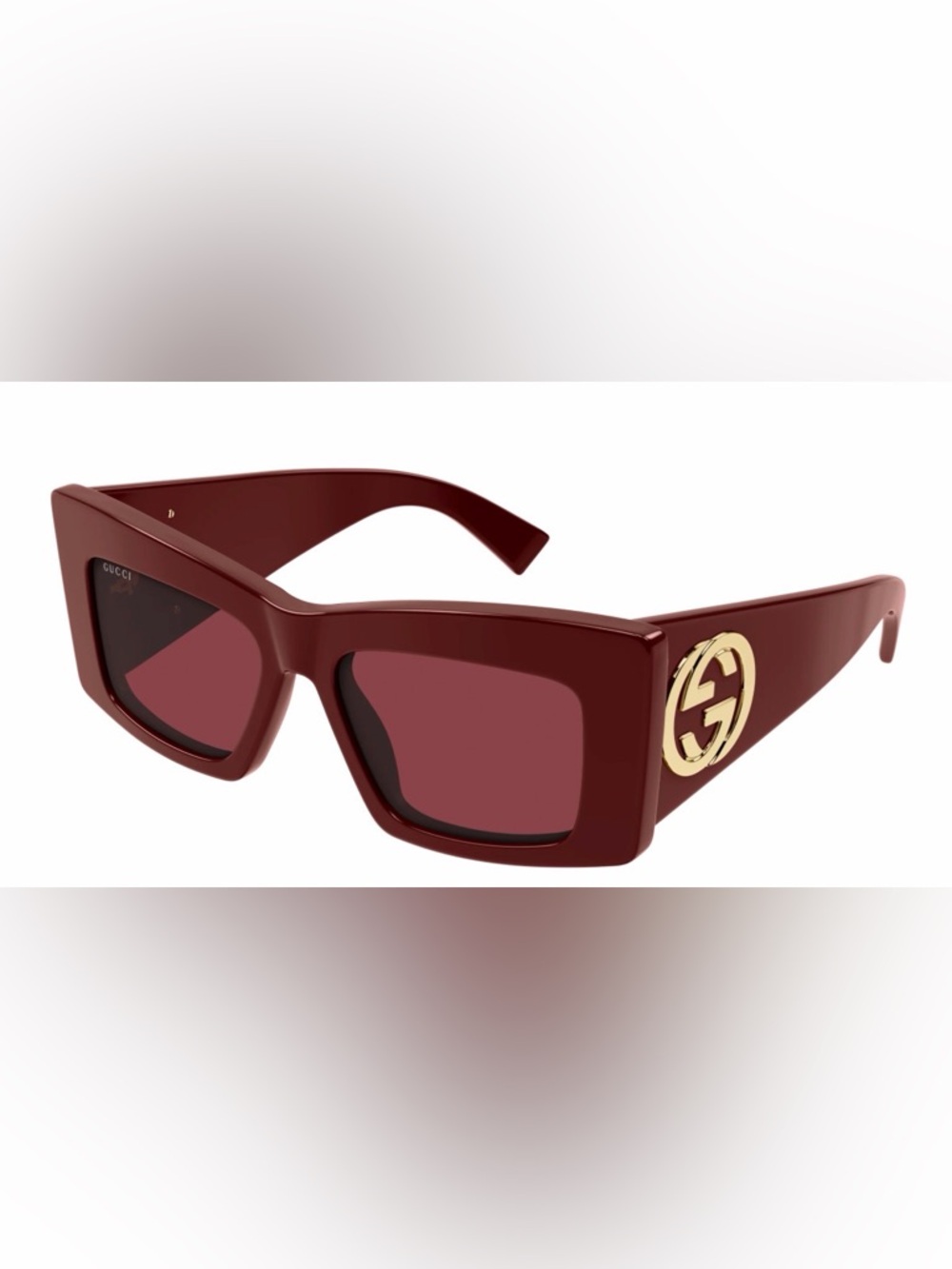 GUCCI GG1842S-005 BURGUNDY/RED GRADIENT 53-17-140 SUNGLASSES